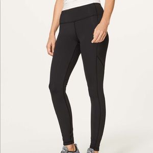 Black Lululemon Speed Tight
